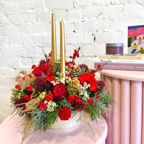 Gold Ceramic Table Arrangement