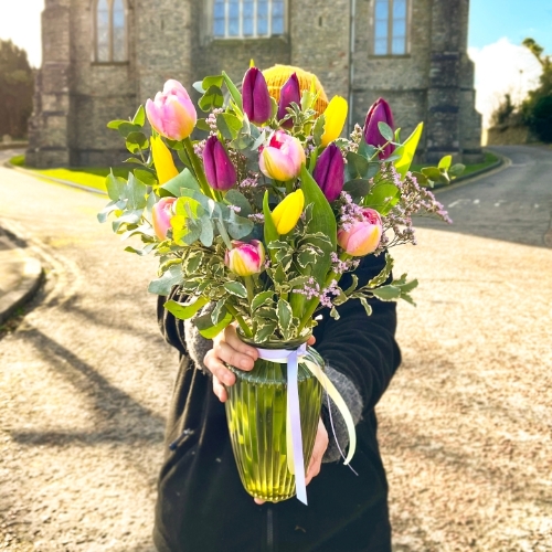 Spring Tulip Vase