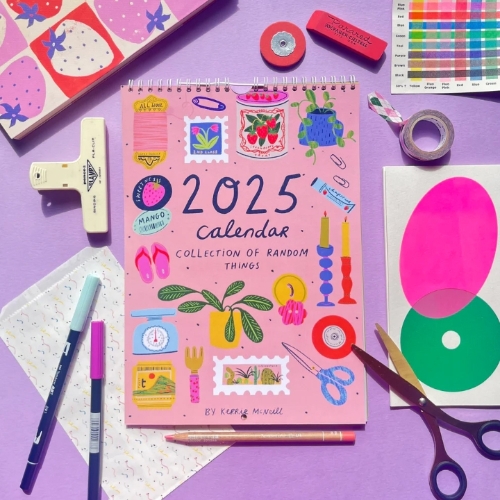 2025 Objects Wall Calendar